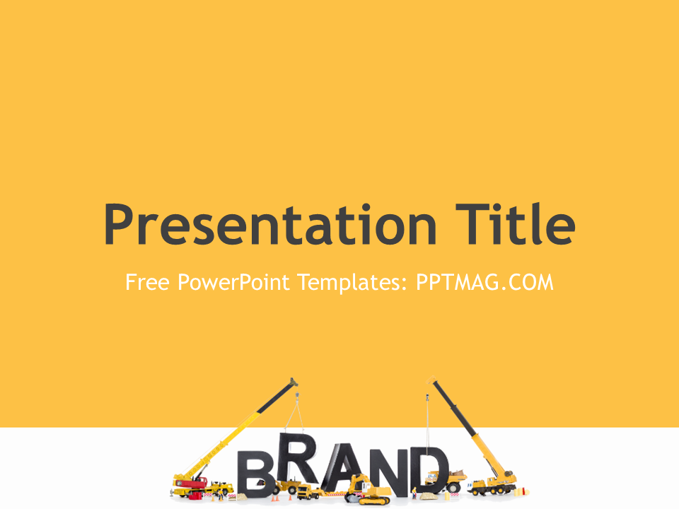 Free Branding PowerPoint Template PPTMAG