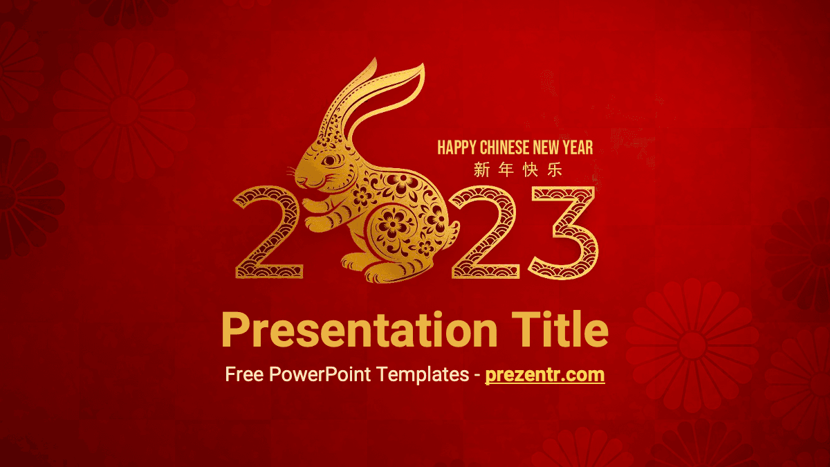Chinese New Year of 2023 PowerPoint Template