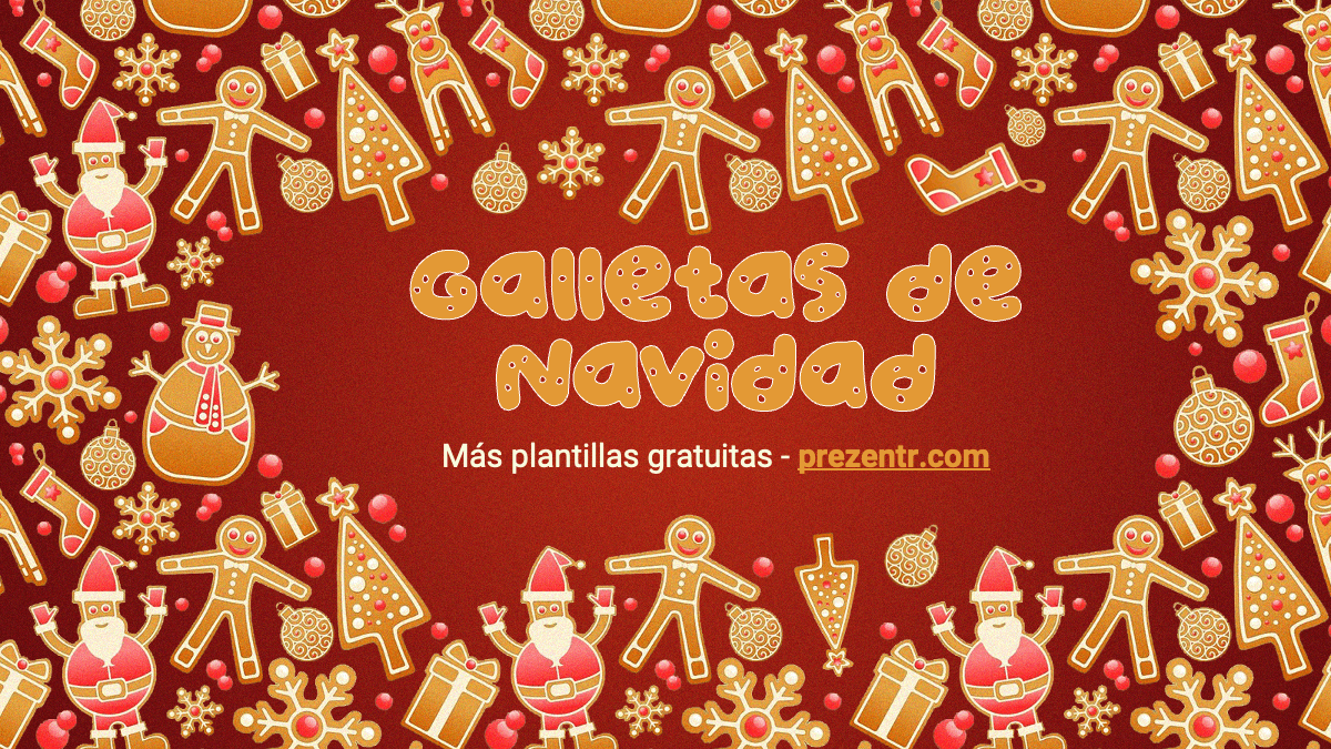 Galletas de Navidad Plantilla de PowerPoint