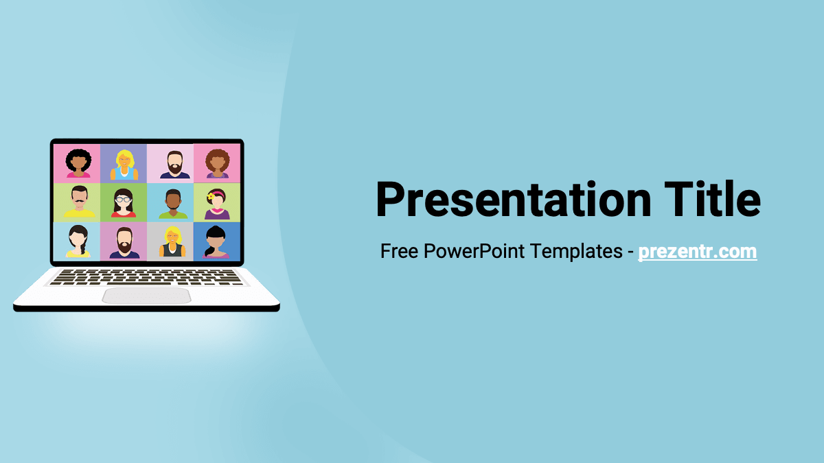 The First Slide of the Webinar PowerPoint Template