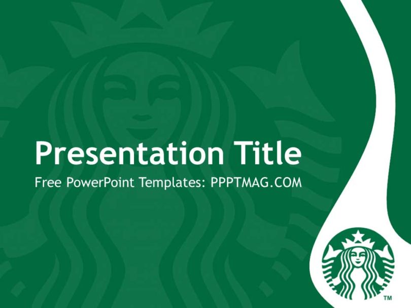 Free Starbucks Powerpoint Template Pptmag