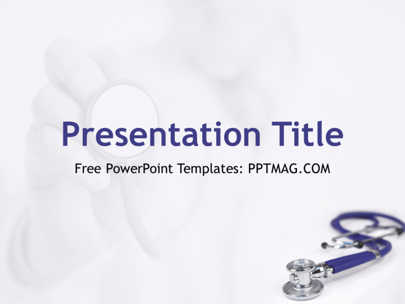 Free Stethoscope Powerpoint Template Pptmag