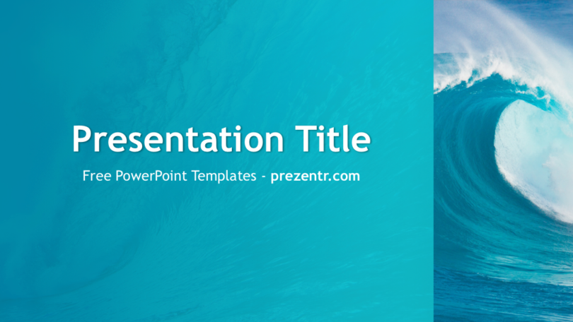 Waves Powerpoint Template from prezentr.com