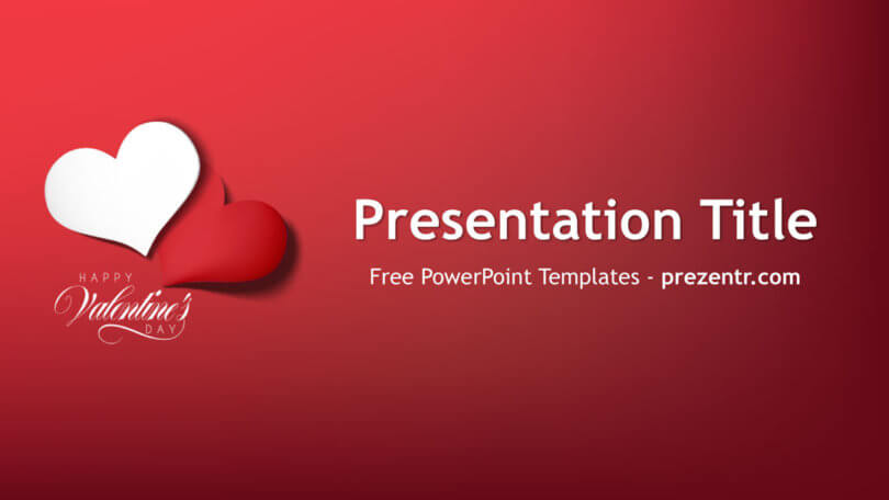 Valentine Day Template from prezentr.com