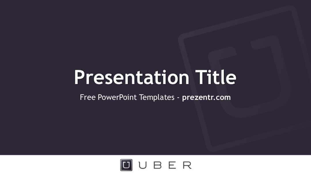 Free Uber PowerPoint Template Prezentr PPT templates