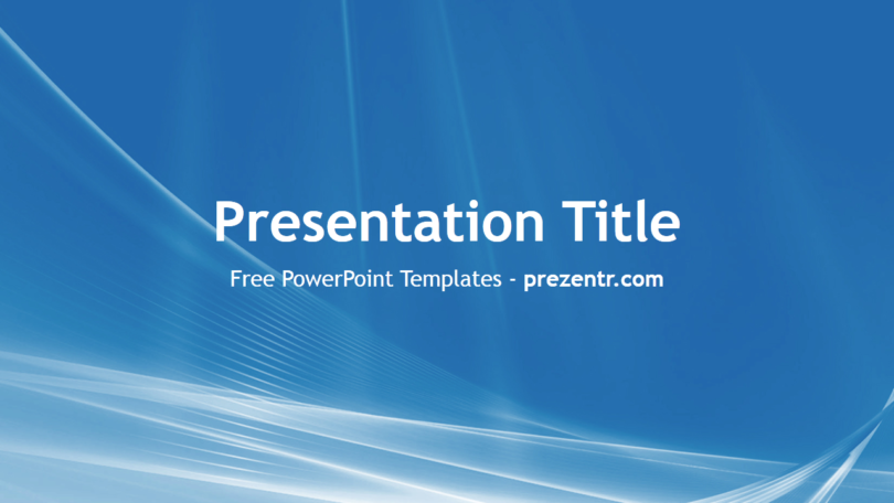 Free Blue And White Powerpoint Template Prezentr Powerpoint Templates