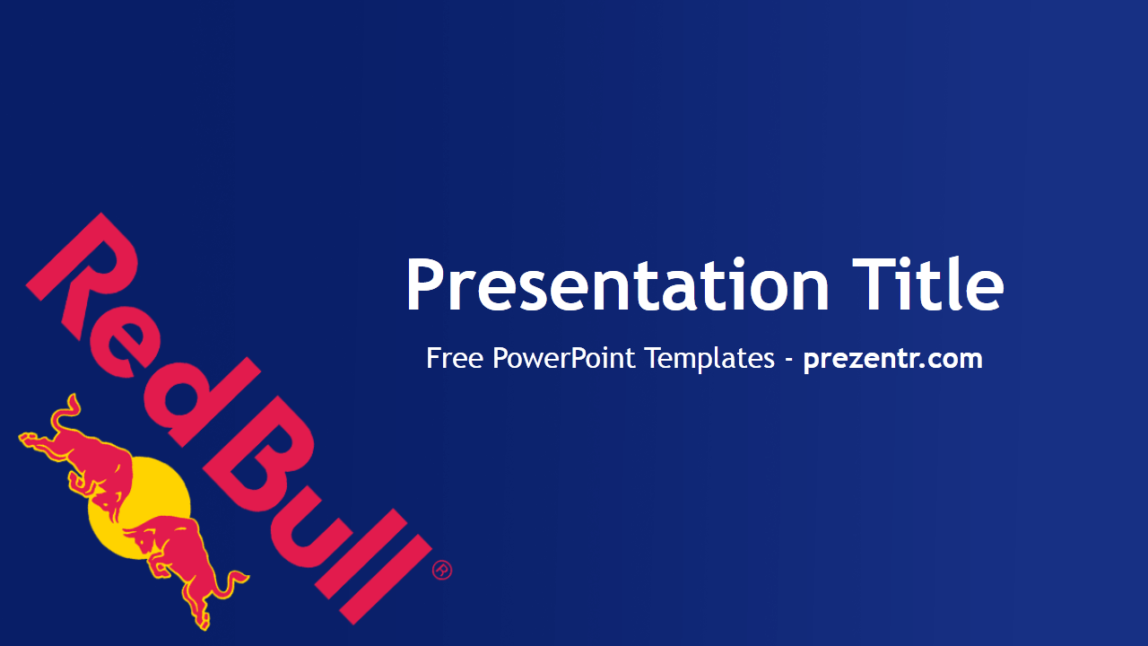 Free Red Bull Powerpoint Template Prezentr Powerpoint Templates