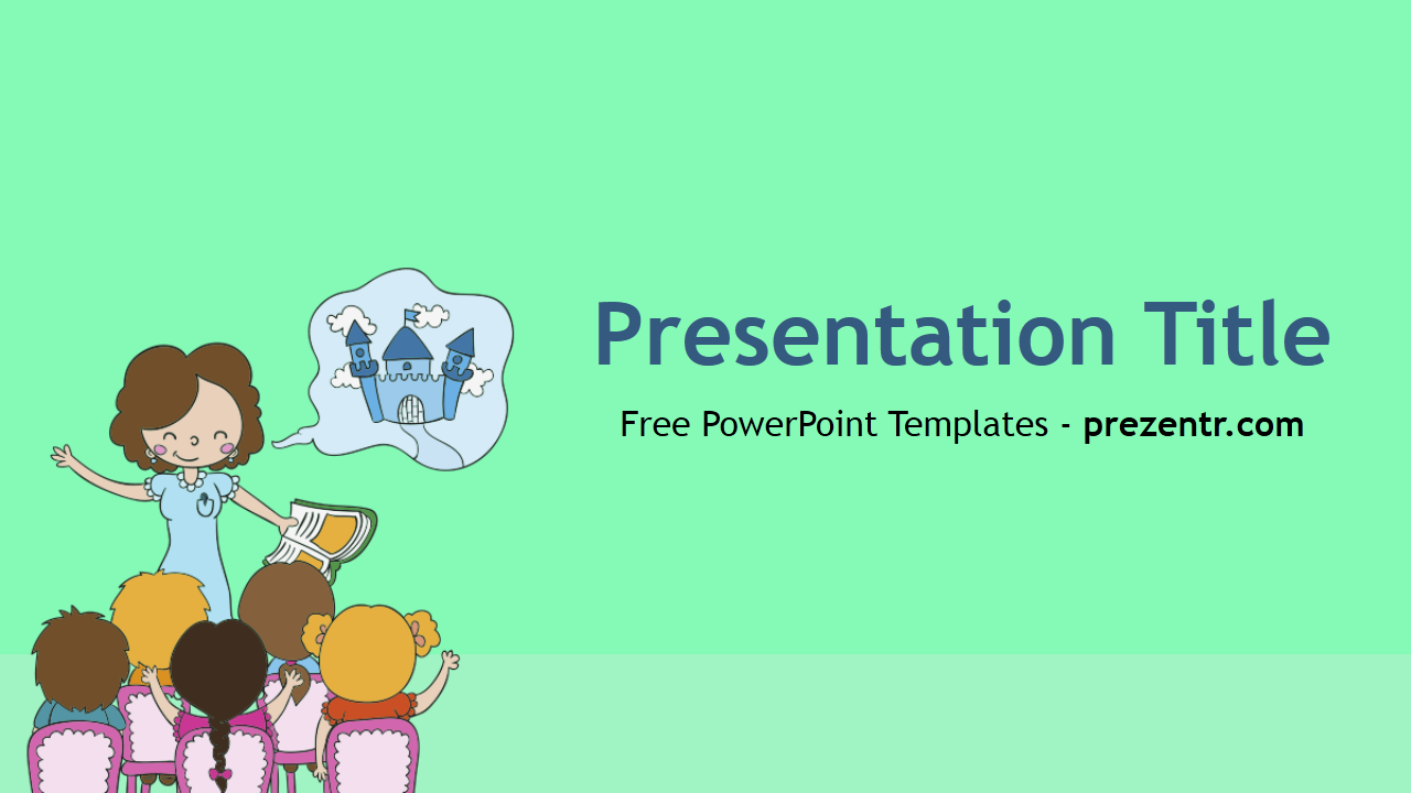 Free Teacher PowerPoint Template Prezentr PowerPoint Templates