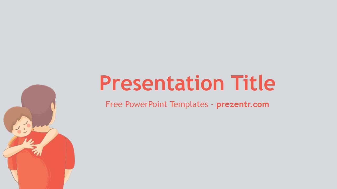 Free Father S Day Powerpoint Template Prezentr Powerpoint Templates