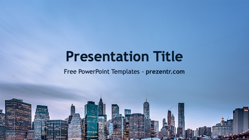 New York Powerpoint Template Prezentr Free Ppt Templates
