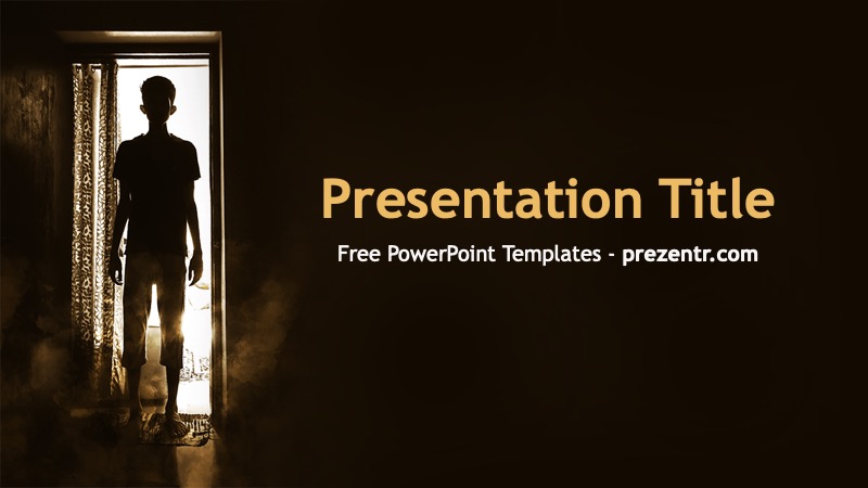 Free Horror Powerpoint Template Prezentr Ppt Templates