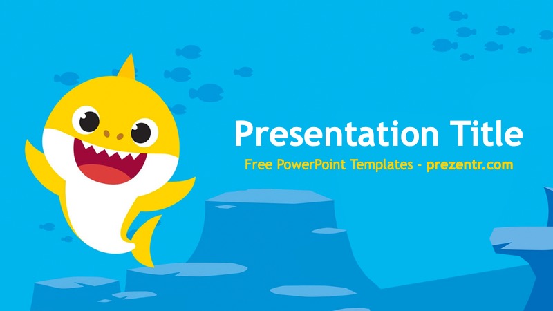 Free Baby Shark Powerpoint Template Prezentr Ppt Templates