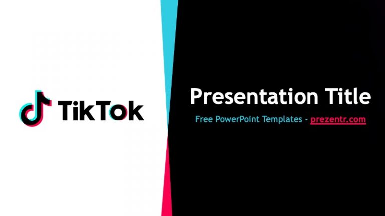 Free TikTok PowerPoint Template Prezentr Updated 2024