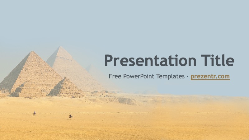 egypt presentation template free download