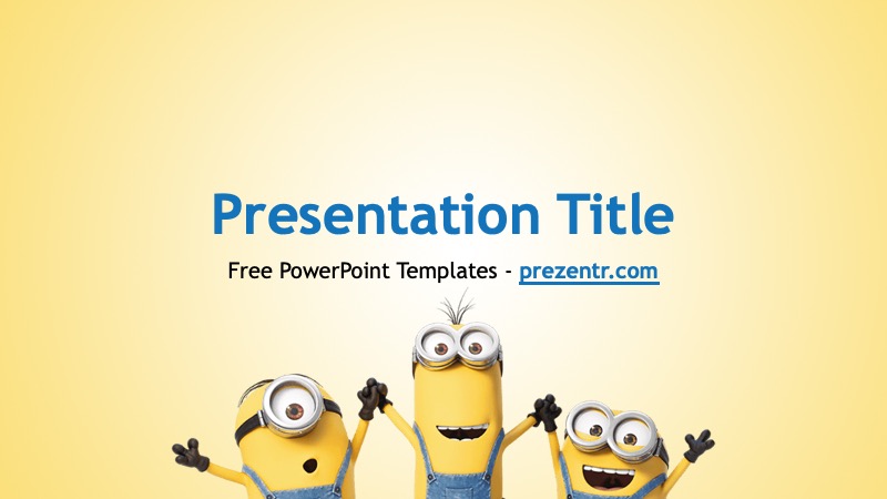 Minions PowerPoint Template - Prezentr PPT Templates