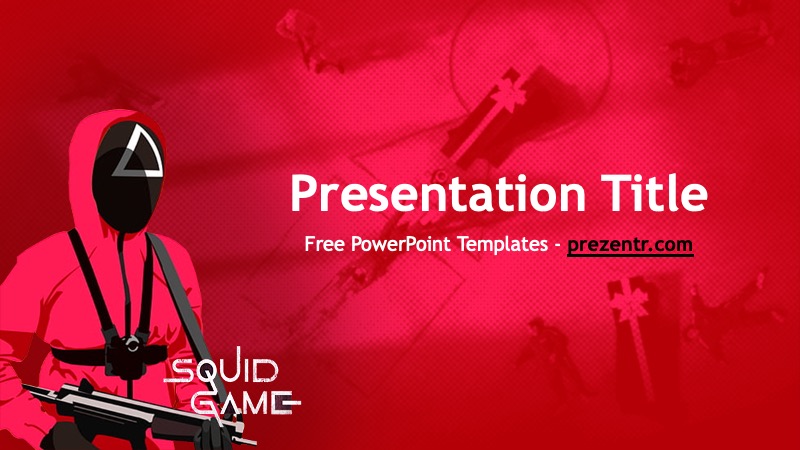 Squid Game PowerPoint Template - Prezentr PPT Templates