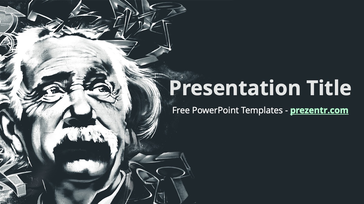 Free Albert Einstein PowerPoint Template PowerPoint Template - Prezentr