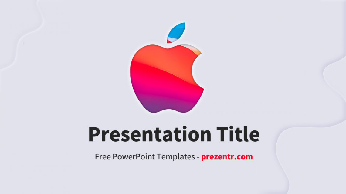 apple style presentation template