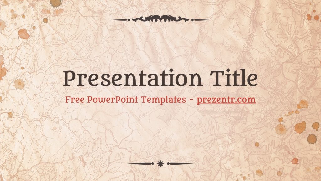 history presentation template slides