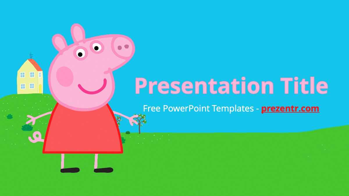 Free Peppa Pig Presentation Template - Prezentr