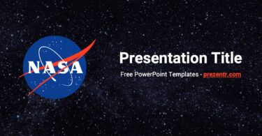 NASA logo on the space backbground