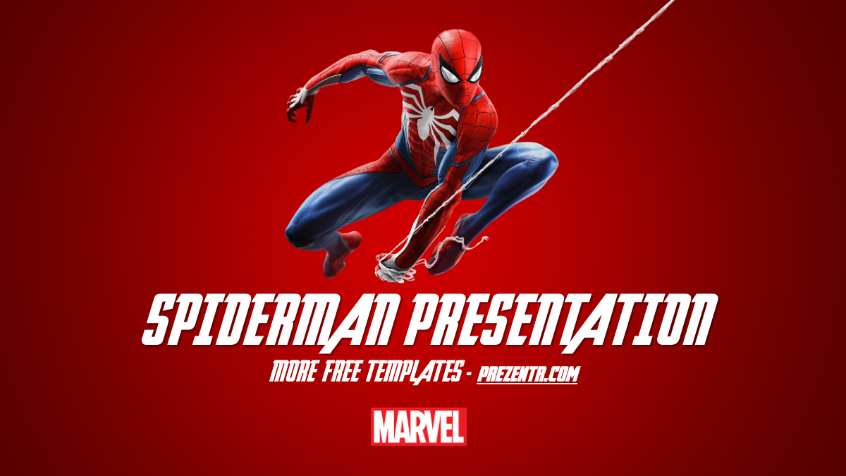 Free Spiderman PowerPoint Template - Prezentr