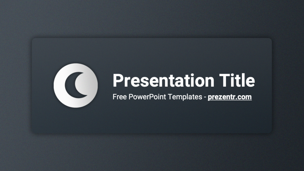 Dark theme background for PowerPoint