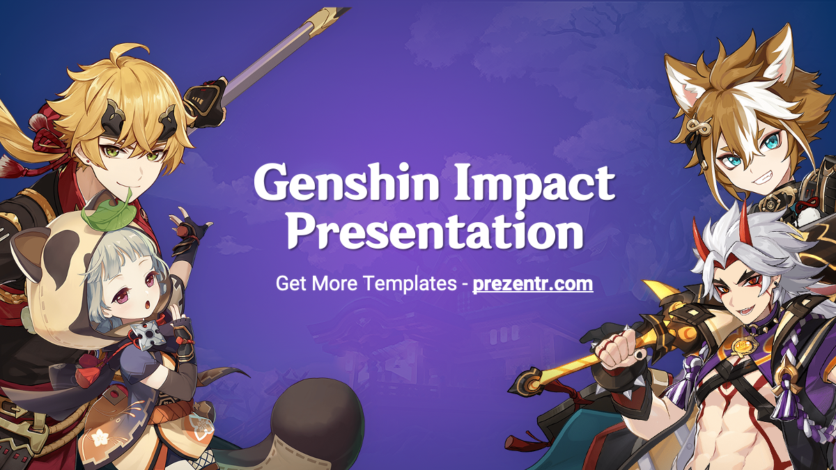 Free Genshin Impact PowerPoint Template - Prezentr