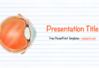 Main Slide of the Human Eye PowerPoint Template