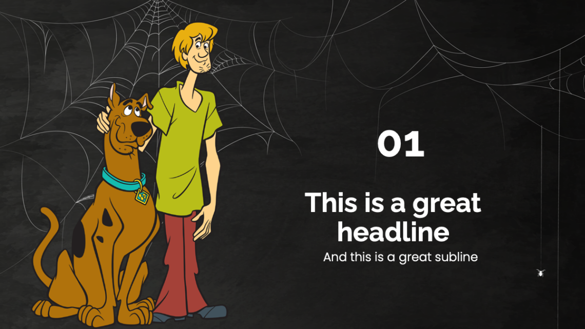 Free ScoobyDoo PowerPoint Template Prezentr